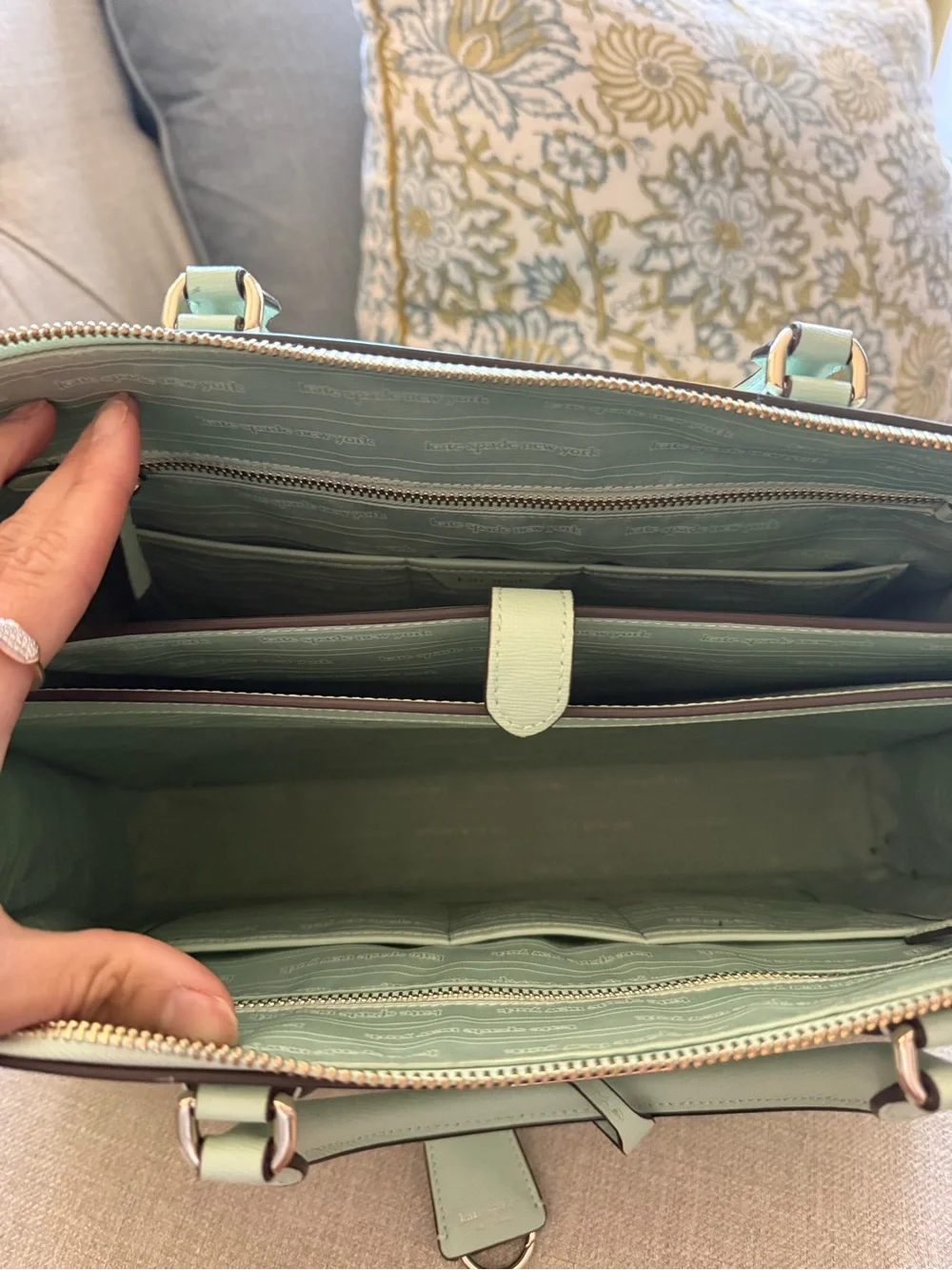 kate spade sleek mint
